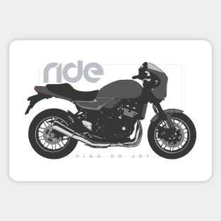 Ride rs cafe grey Magnet